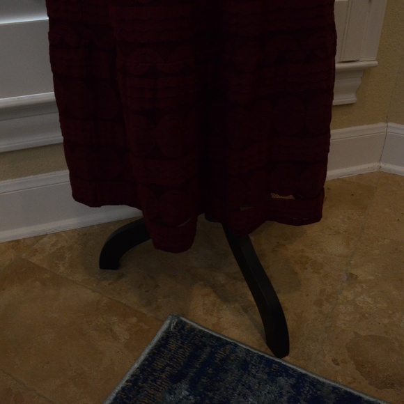 Sundance Sasha Skirt XS Burgundy - Picture 3 of 7